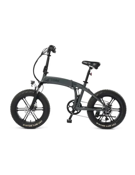 Elektryczny Rower Składany Fat 20 Wspomaganie Składak 3 Tryby 6 Bieg Tarcze