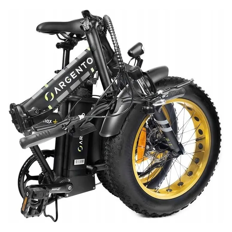 Elektryczny Rower Składany Fatbike 20 Wspomaganie