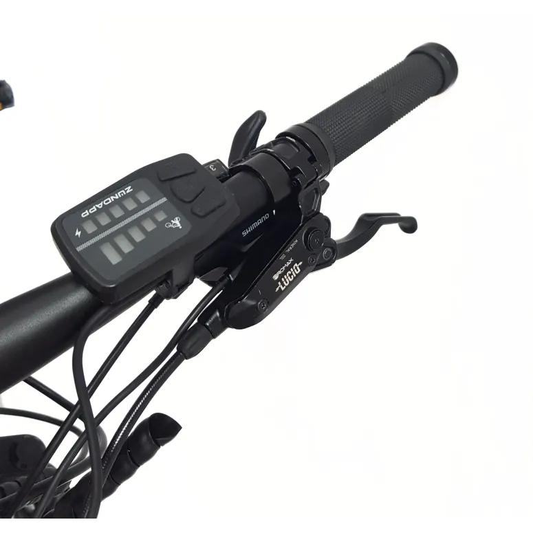 Rower Elektryczny Górski 29 Hamulce Hydrauliczne ALU Wspomaganie Stopka