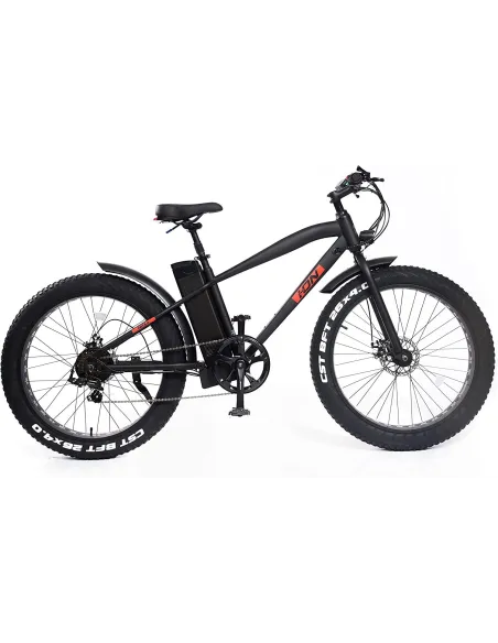 Rower Elektryczny Górski Fatbike 26 Tarcze 250W 6 Biegów Góral Wspomaganie