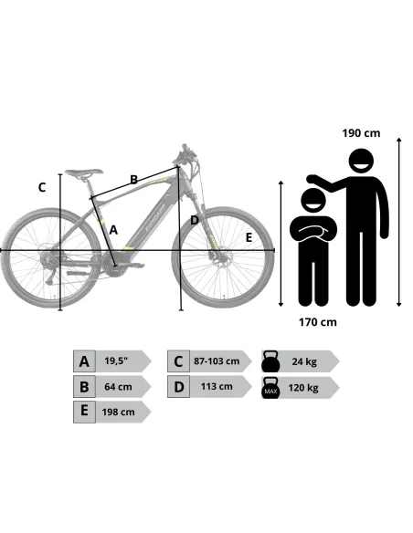 Rower Elektryczny Męski Damski Górski 29 MTB Shimano Altus 504Wh Hydraulika