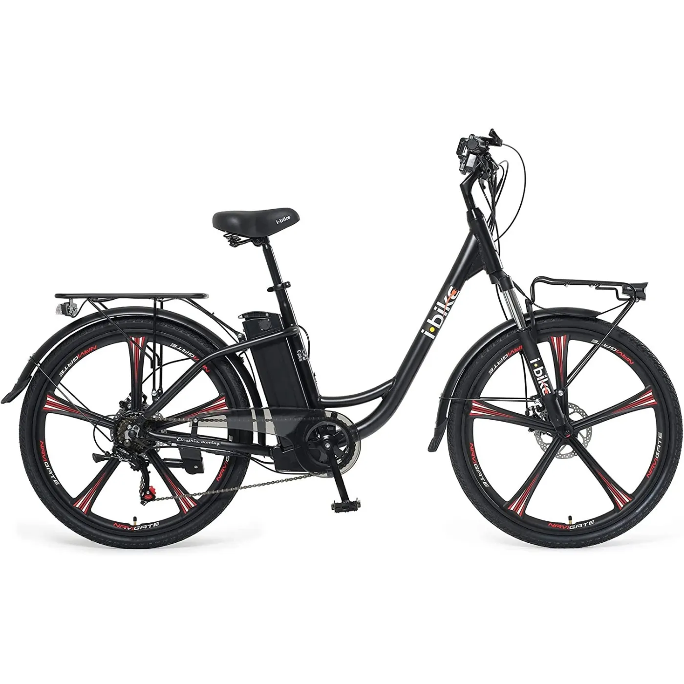 Rower Elektryczny Miejski 26 ALU Tarcze 10Ah 250W