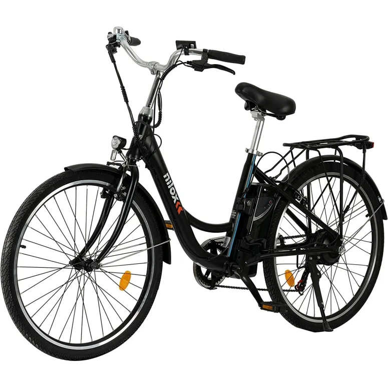 Rower Elektryczny Miejski 26 Wspomaganie 5 Trybów ALU 250W 7 Biegów Dzwonek