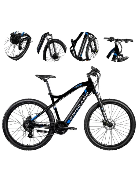 Elektryczny Rower Górski 27,5 MTB Hydraulika 250W Aluminiowy Męski Damski