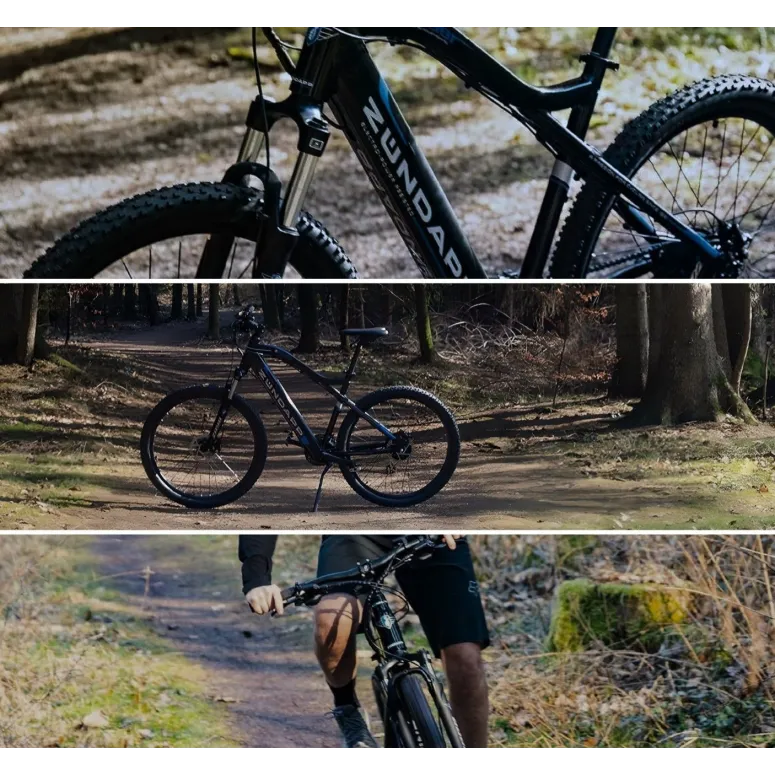 Elektryczny Rower Górski 27,5 MTB Hydraulika 250W Aluminiowy Męski Damski