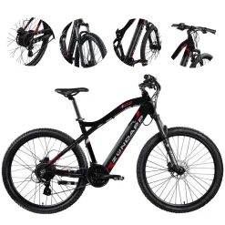 Elektryczny Rower Górski 27,5 MTB Amortyzator Aluminiowy 250W Męski Damski