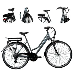 Elektryczny Rower Trekkingowy 28 ALU 13,4Ah 3 Tryby Wycieczkowy Altus 21
