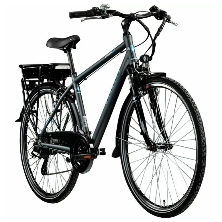 Elektryczny Rower Trekkingowy 28 Męski Aluminiowy 250W 3 Tryby Turystyczny