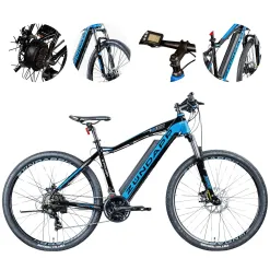 Rower Elektryczny Górski 27,5 Tarcze 11,6Ah ALU Wspomaganie Cyngle 5 Trybów
