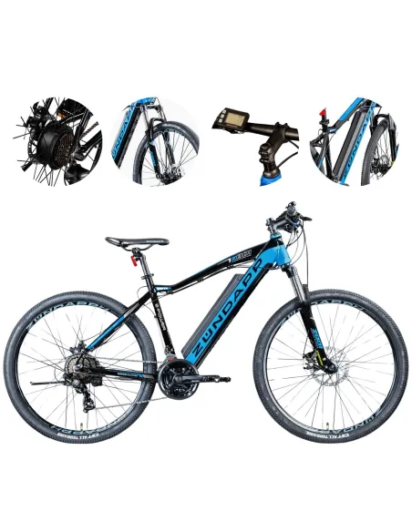 Rower Elektryczny Górski 27,5 Tarcze 11,6Ah ALU Wspomaganie Cyngle 5 Trybów