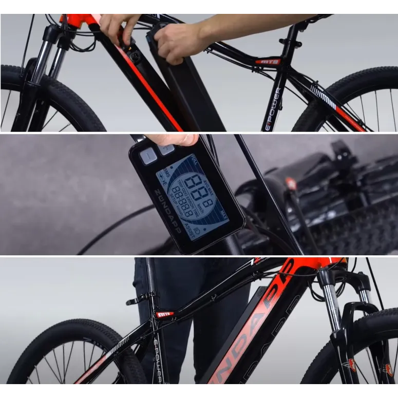 Rower Elektryczny Górski 27,5 Tarcze 11,6Ah ALU Wspomaganie Cyngle 5 Trybów