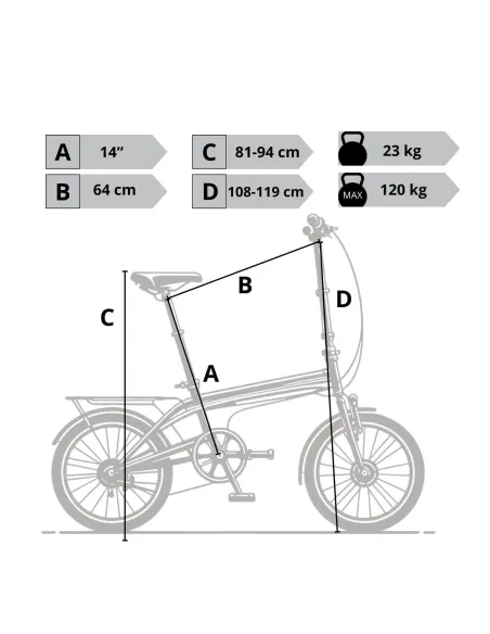 Elektryczny Rower Składany 20 ALU Tarcze Revo Światła Bagażnik Wspomaganie