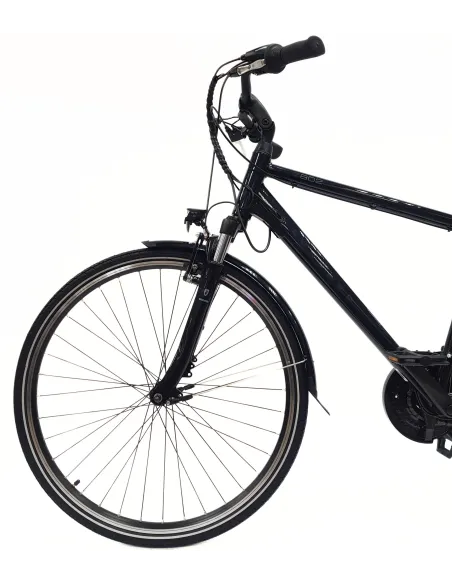 Elektryczny Rower Męski 28 Alu Trekkingowy Wspomaganie Revo Światła Dzwonek