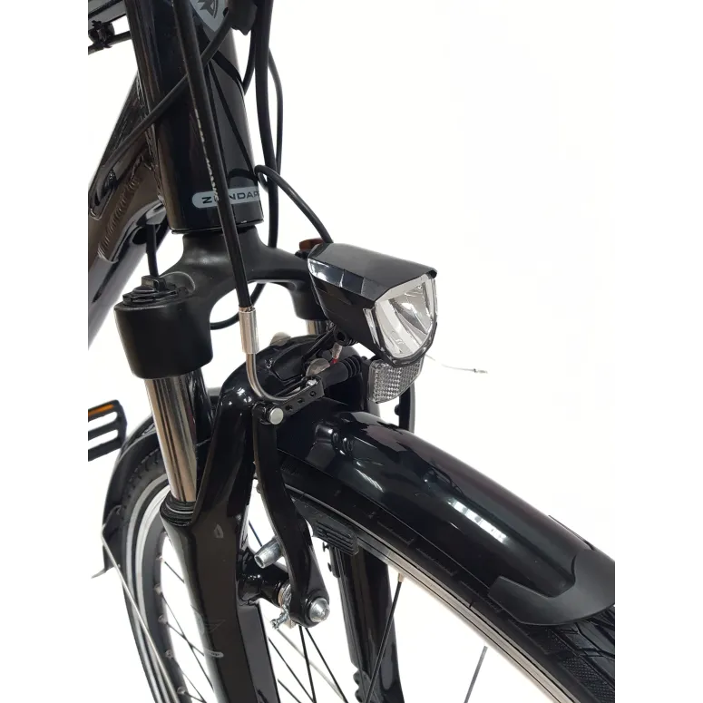 Elektryczny Rower Męski 28 Alu Trekkingowy Wspomaganie Revo Światła Dzwonek