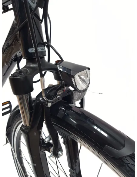 Elektryczny Rower Męski 28 Alu Trekkingowy Wspomaganie Revo Światła Dzwonek