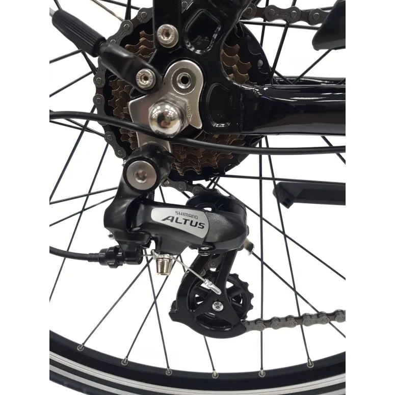 Elektryczny Rower Męski 28 Alu Trekkingowy Wspomaganie Revo Światła Dzwonek