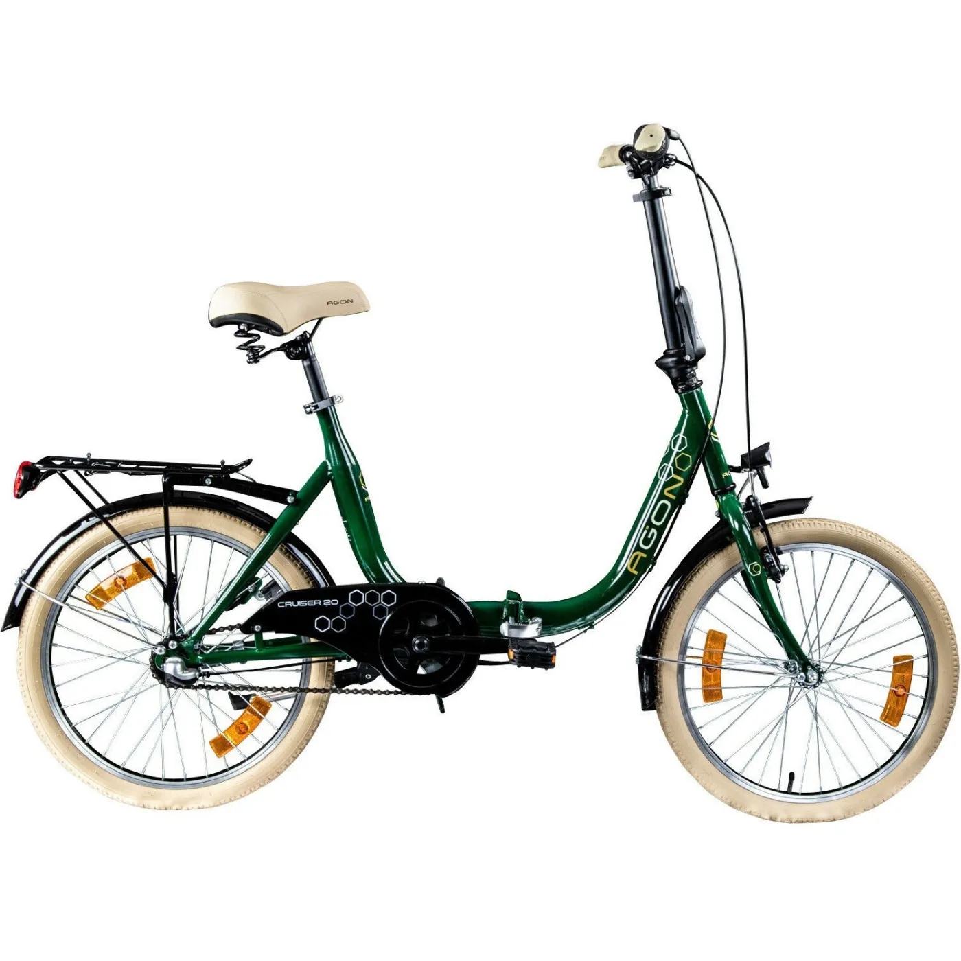 Składany Rower Miejski 20 Składak Nexus 3 Kontra