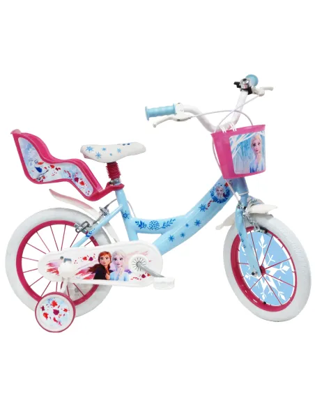 Rowerek Dziewczęcy Disney Frozen 14 Kółka Boczne