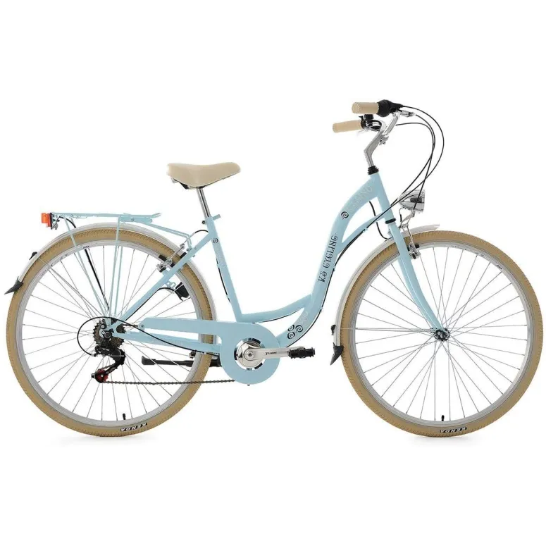 Miejski Rower Damski Dziewczęcy 28 Bagażnik 6 Bieg