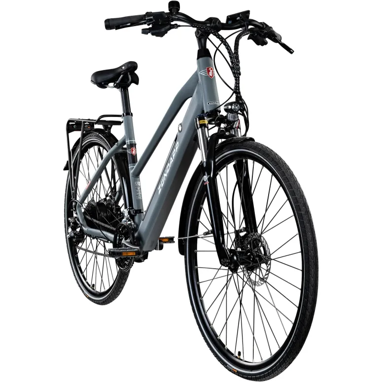 Rower Elektryczny Trekkingowy 28 Hydraulika Alu Wspomaganie Światła Stopka