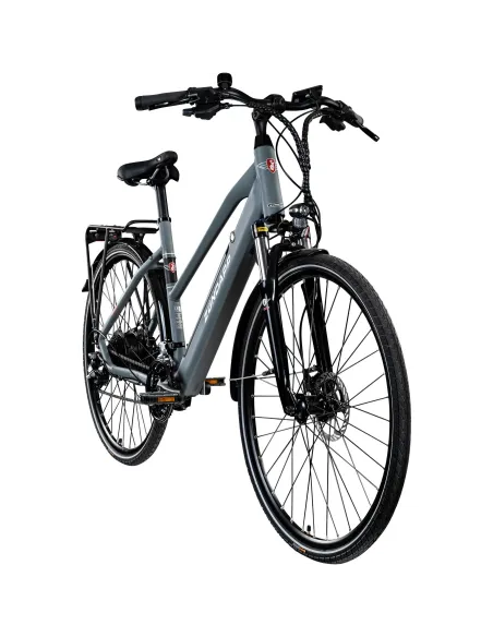 Rower Elektryczny Trekkingowy 28 Hydraulika Alu Wspomaganie Światła Stopka