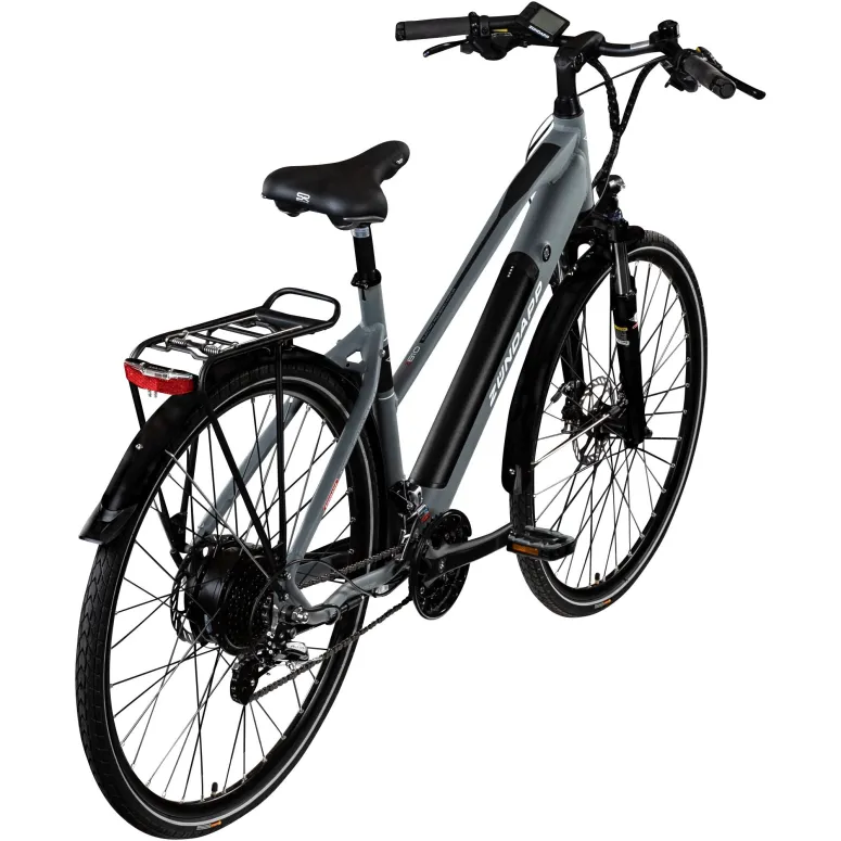 Rower Elektryczny Trekkingowy 28 Hydraulika Alu Wspomaganie Światła Stopka