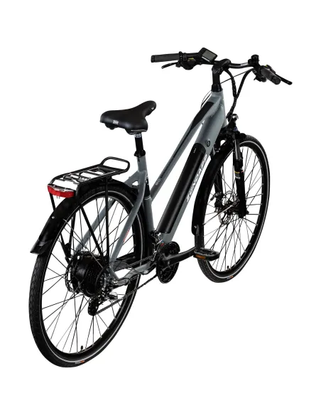 Rower Elektryczny Trekkingowy 28 Hydraulika Alu Wspomaganie Światła Stopka