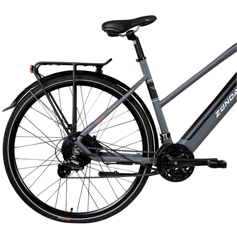 Rower Elektryczny Trekkingowy 28 Hydraulika Alu Wspomaganie Światła Stopka