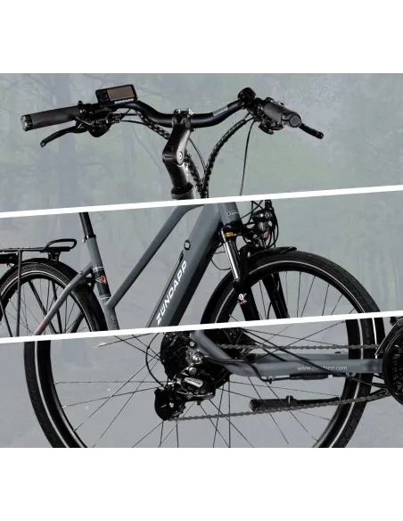 Rower Elektryczny Trekkingowy 28 Hydraulika Alu Wspomaganie Światła Stopka