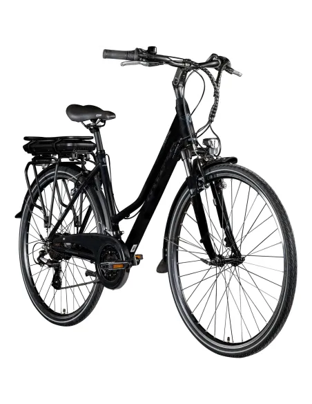 Elektryczny Rower Trekkingowy 28 Wspomaganie 250W Turystyczny Damski 5 Tryb