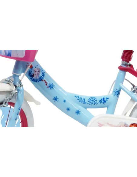 Rowerek Dziewczęcy Disney Frozen 14 Kółka Boczne