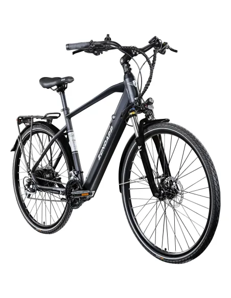 Elektryczny Rower Trekking Męski 28 Hydraulika ALU Wspomaganie 5 Trybów LCD