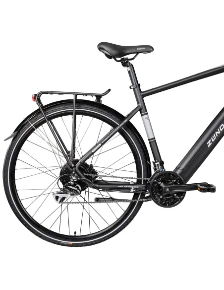 Elektryczny Rower Trekking Męski 28 Hydraulika ALU Wspomaganie 5 Trybów LCD