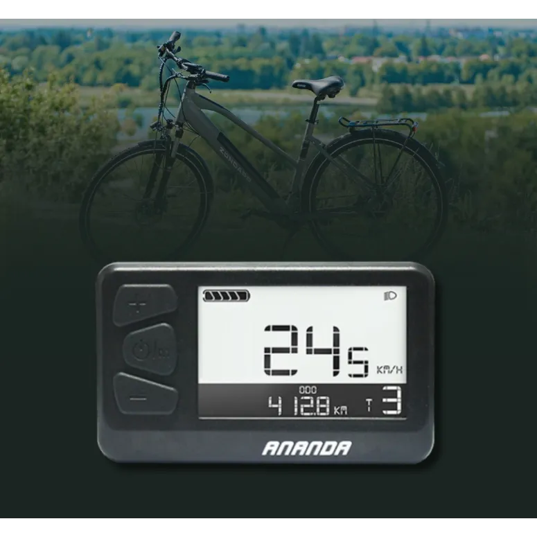 Elektryczny Rower Trekking Męski 28 Hydraulika ALU Wspomaganie 5 Trybów LCD