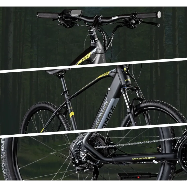 Elektryczny Rower Górski 29 MTB Hydraulika Aluminiowy Wspomaganie 5 Trybów