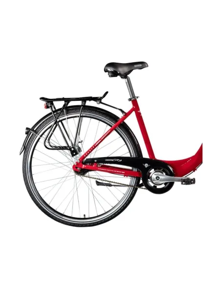 Damski Rower Miejski 28 Nexus 7 Kontra Koszyk Bagażnik Oświetlenie Błotniki