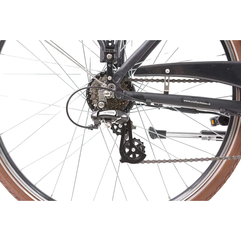 Elektryczny Rower Trekkingowy 28 Męski 250W ALU