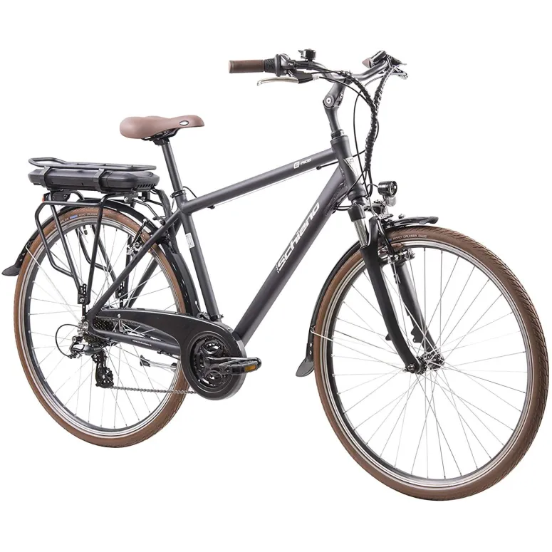 Elektryczny Rower Trekkingowy 28 Męski 250W ALU