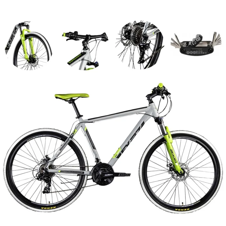 Rower Górski 27,5 Amortyzowany Tarcze Aluminiowy MTB Hardtail Męski Damski