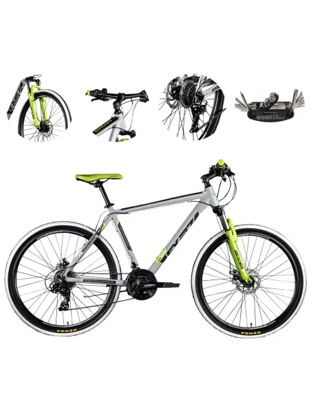 Rower Górski 27,5 Amortyzowany Tarcze Aluminiowy MTB Hardtail Męski Damski