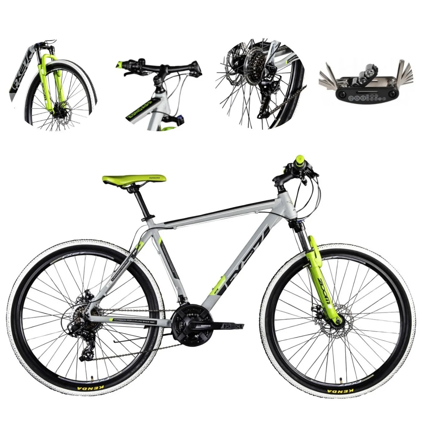 Rower Górski 27,5 Amortyzowany Tarcze Aluminiowy MTB Hardtail Męski Damski