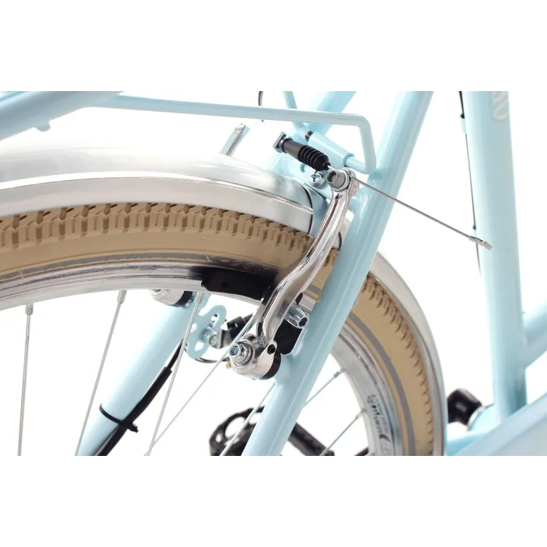 Damski Rower Miejski 28 Damka Retro Oświetlenie