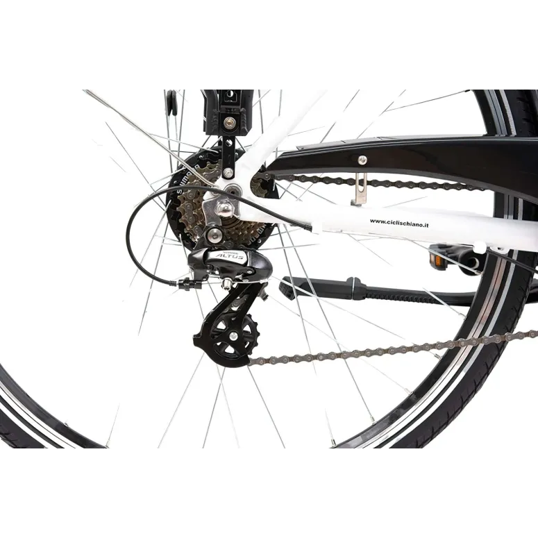 Rower Elektryczny Trekking Damski 28 ALU 250W