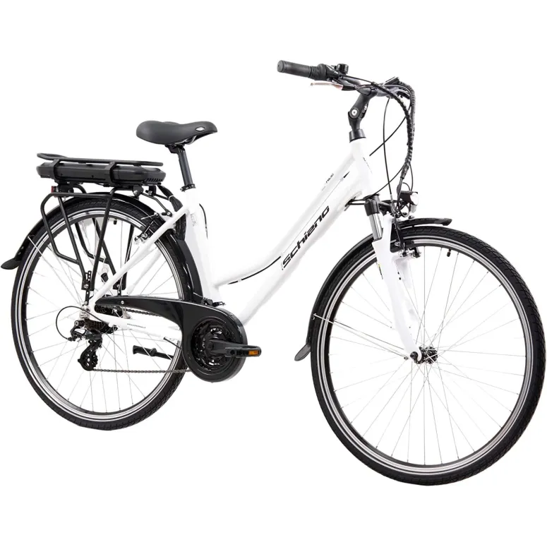 Rower Elektryczny Trekking Damski 28 ALU 250W