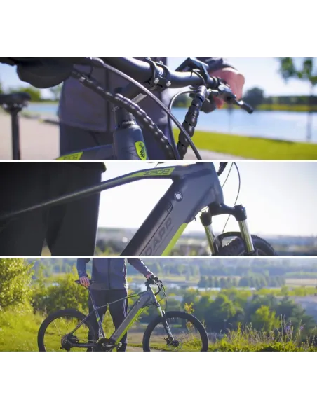 Elektryczny Rower Górski 27,5 Hydraulika 14Ah Aluminium Cyngle MTB 5 Trybów