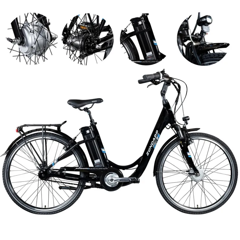 Rower Elektryczny Damski Miejski 28" ALU Shimano Nexus 7 Kontra 250 W