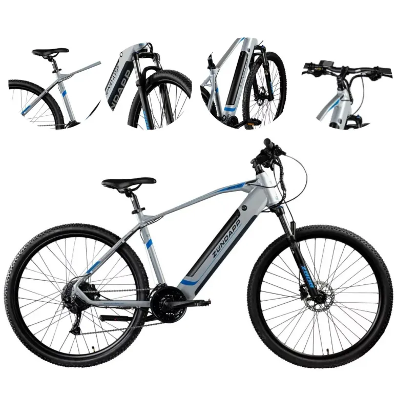 Elektryczny Rower Górski 29 Hydraulika 14Ah 5 Trybów Męski Damski Stopka