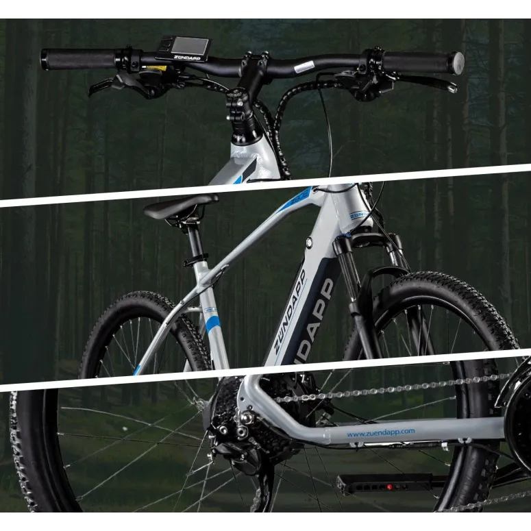 Elektryczny Rower Górski 29 Hydraulika 14Ah 5 Trybów Męski Damski Stopka