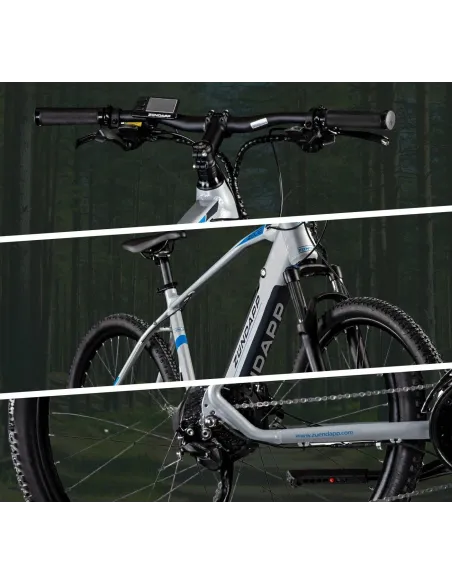 Elektryczny Rower Górski 29 Hydraulika 14Ah 5 Trybów Męski Damski Stopka