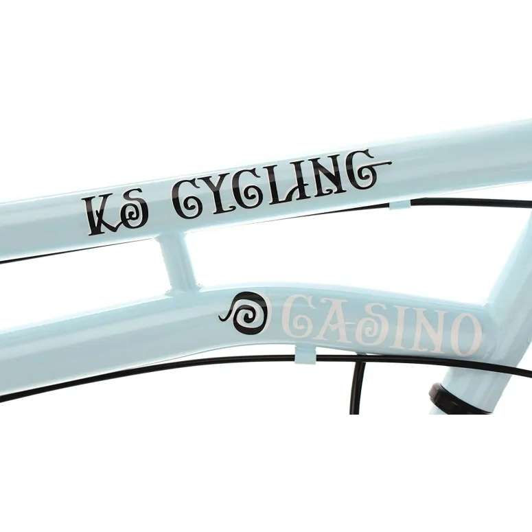 Damski Rower Miejski Retro 28 Damka Bagażnik Błotniki Stopka Oświetlenie